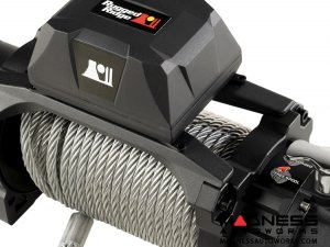 Jeep Gladiator Trekker Winch w/ Synthetic Rope & Waterproof/Wired Remote - 10,000 LBS